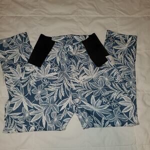 𝅺no brand small juniors tropical floral leggings